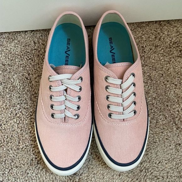 NWOT SeaVees Legend Sneaker Cotton Cordies PINK - SIZE 7.5 - Picture 9 of 11